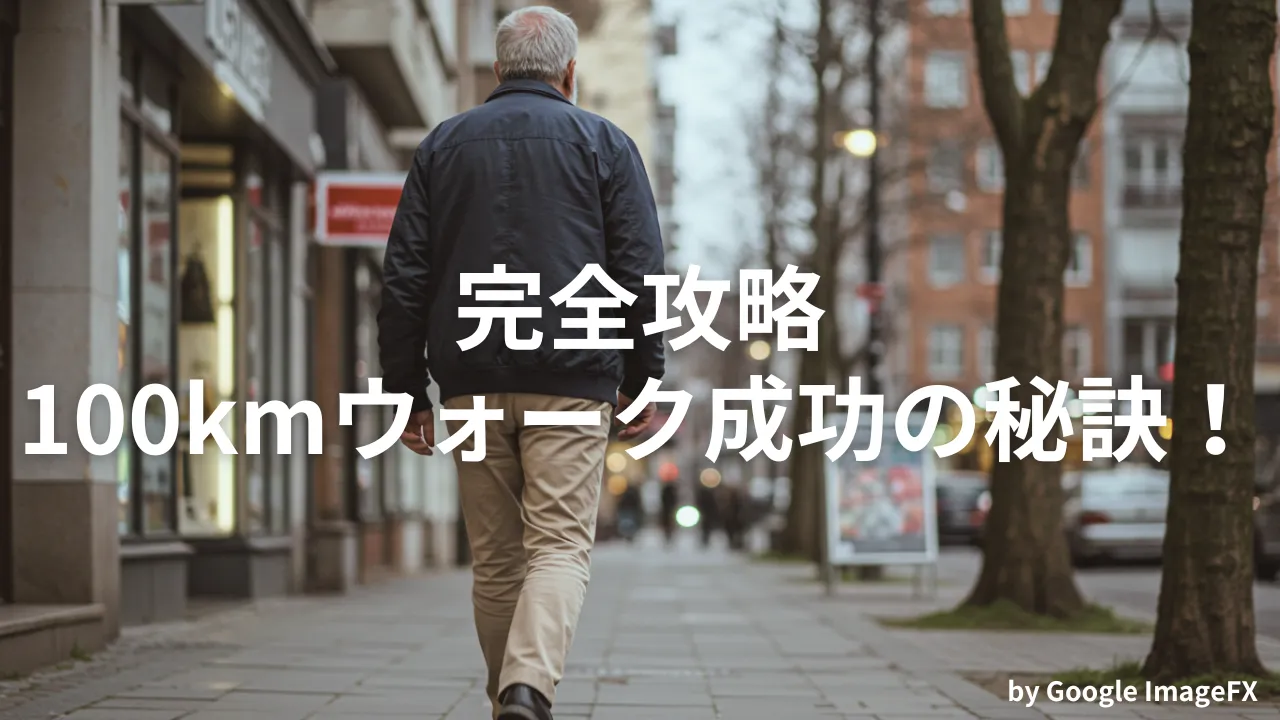 100kmウォーキの完全攻略法の秘訣